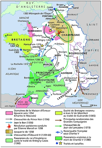2eme partie la guerre de cent ans 1356 1380