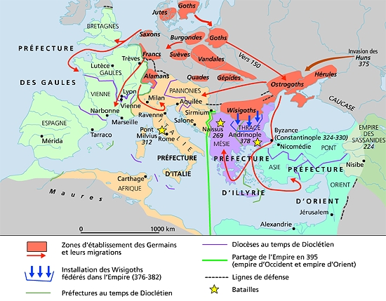 Empire romain 395